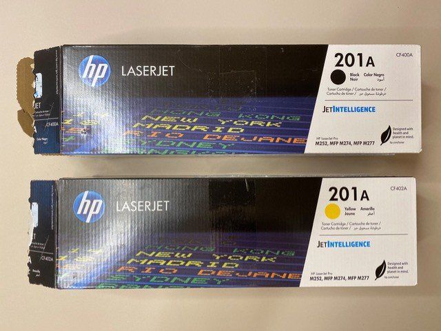 Hewlett Packard Druckerpatronen & Toner: 1 neue Toner 201A (CF400A) – Neu und originalverpackt aus Aarau von Fredy051