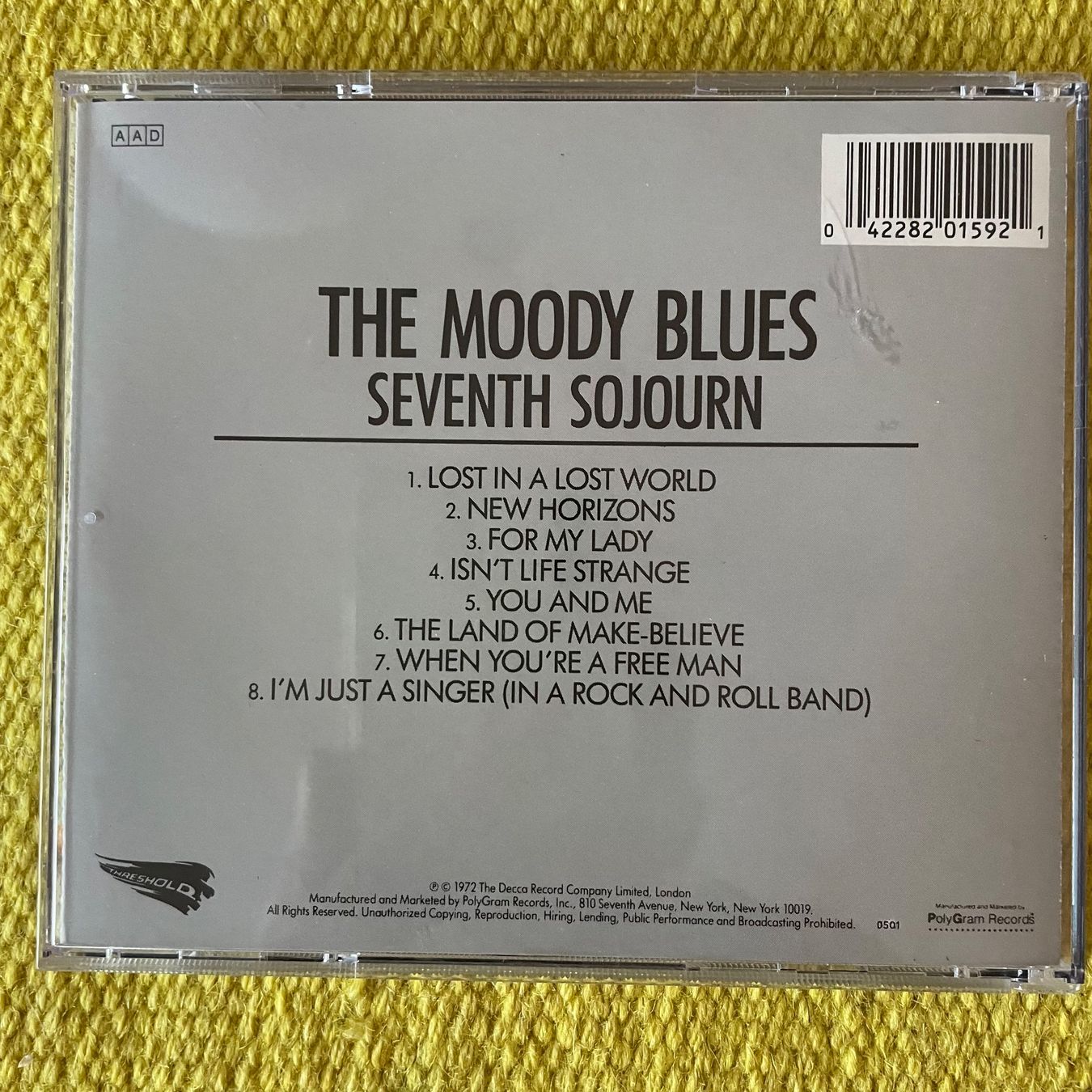 CD: MOODY BLUES-SEVENTH SOJOURN72 – Usato da Rorschacherberg venduto da CD-Roli 1