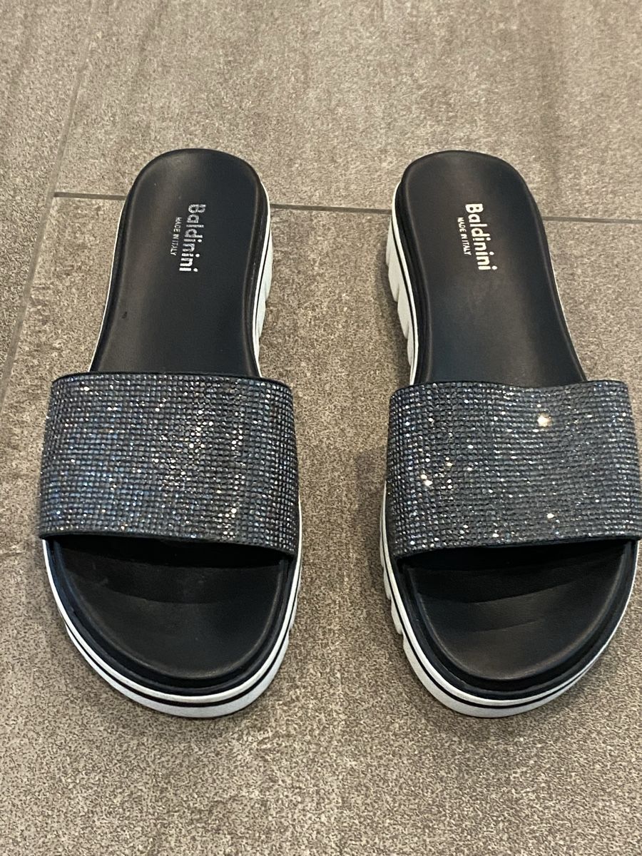 Baldinini Scarpe da donna: Baldinini / schwarz-silber / Gr. 38 / Topzustand – Usato da Wängi venduto da flyaway2see 1