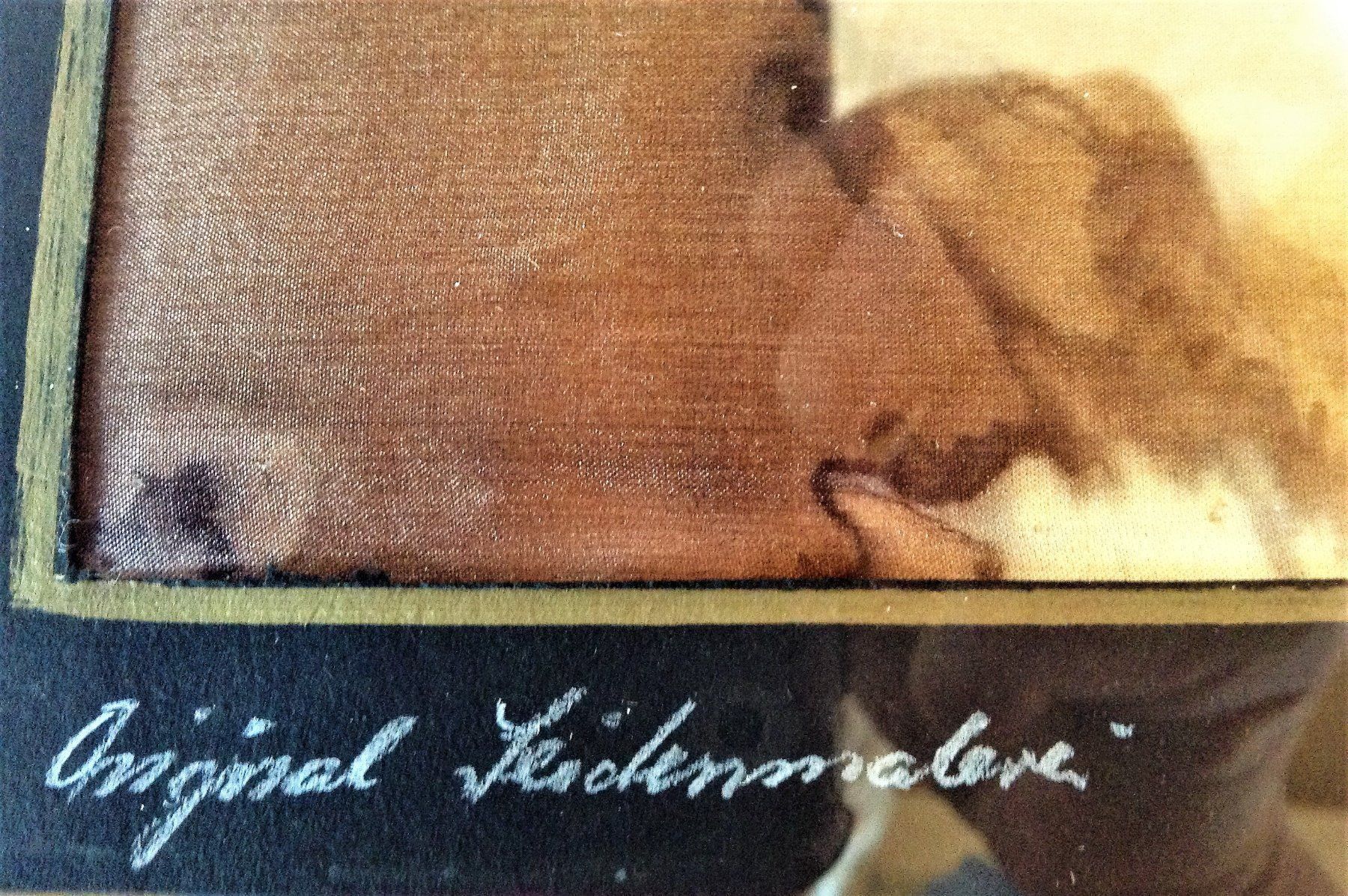 Foto & Immagini: Seidenbild, Der Keimling. sig. Lötscher – Usato da Alpnach Dorf venduto da MZ001 2
