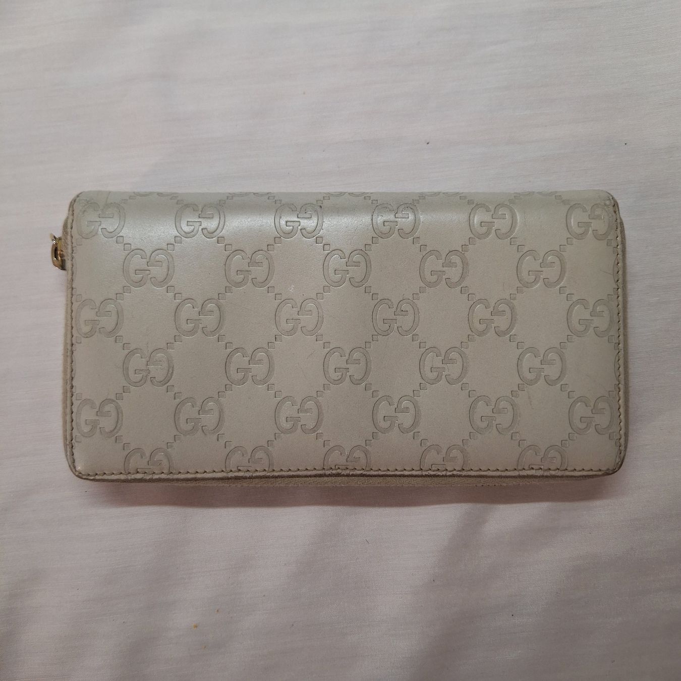 Gucci Portamonete: GUCCI SSIMA ZIP AROUND WALLET / IVORY LEDER – Usato da Kilchberg ZH venduto da mrmame 1