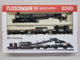 Fleischmann piccolo 8599 / 90 t - Kranzug Set 4-tlg.