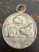 Lausanne 1938 Hundeausstellung Medaille - Rarität!