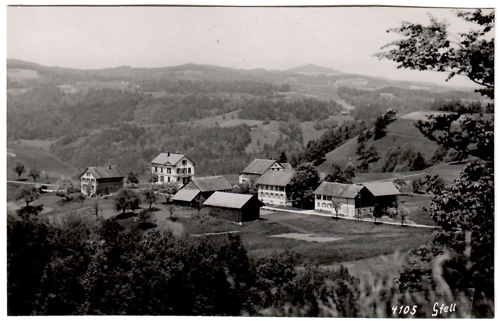 Cartoline postali: Ansichtskarte Gfell - Sternenberg – Usato da Kerns venduto da etma3
