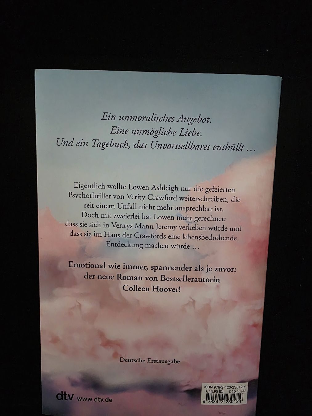 Libri: Colleen Hoover Verity Dark Romance – Usato da Tägerwilen venduto da XeniaH 1