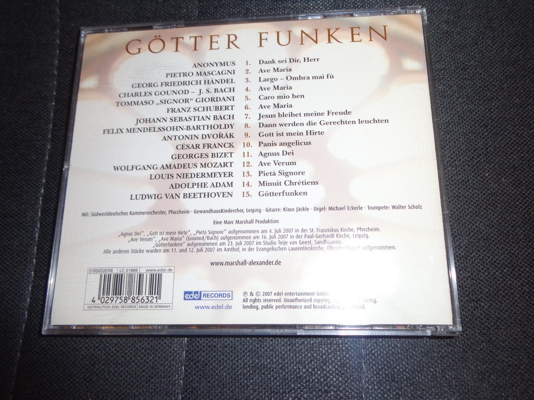 CD: Marshall & Alexander - Götterfunken CD – Usato da Olten venduto da Disc-Ausverkauf 1