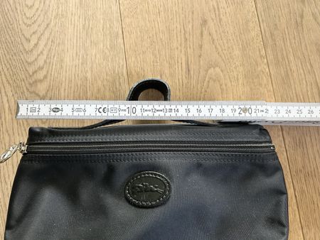 Pochette Longchamp noire, occasion, 20 cm