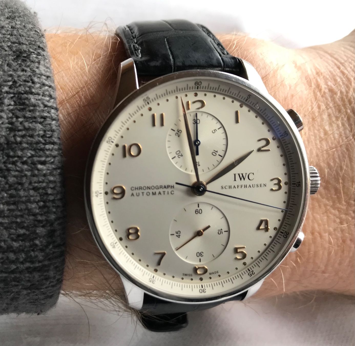 IWC Orologi: IWC Portugieser Chronograph – Usato da Ellikon an der Thur venduto da Hechtli 1
