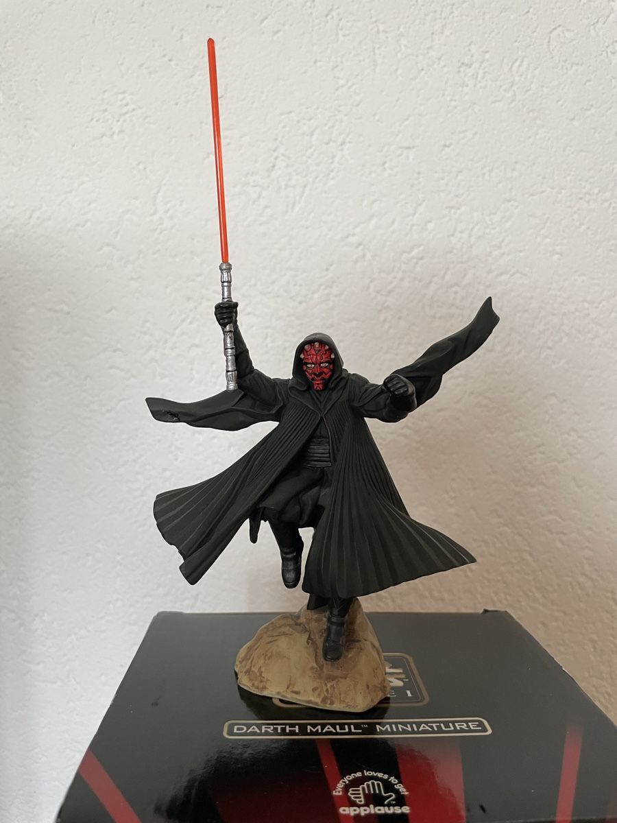 Star Wars Statuette: STAR WARS - DARTH MAUL - 22 cm collector's edition – Usato da Giebenach venduto da YWadl