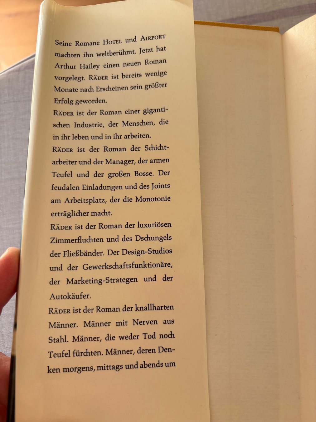 Libri: Buch; Arthur Hailey: Räder – Usato da Rain venduto da liv_28js 1