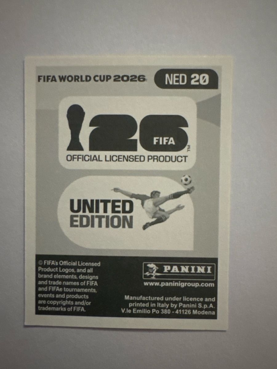 Panini Carte collezionabili: Panini WM 2026 NED 20 – Nuovo (secondo la descrizione) da Kreuzlingen venduto da DennisA27 1
