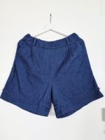 Leichte Kurze Stoffhose Blau L Gummibund 1x getragen