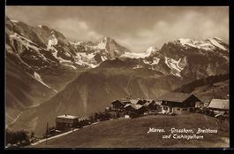 Mürren, Grosshorn, Breithorn und Tschin