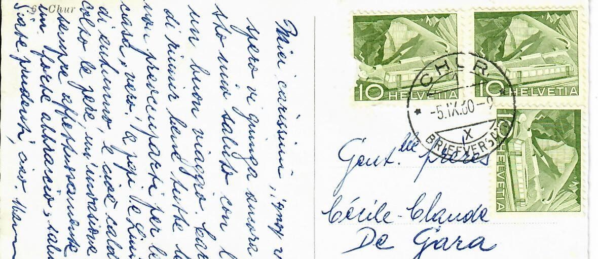 Cartoline postali: Chur – Usato da Hochdorf venduto da Ziegel-16 1