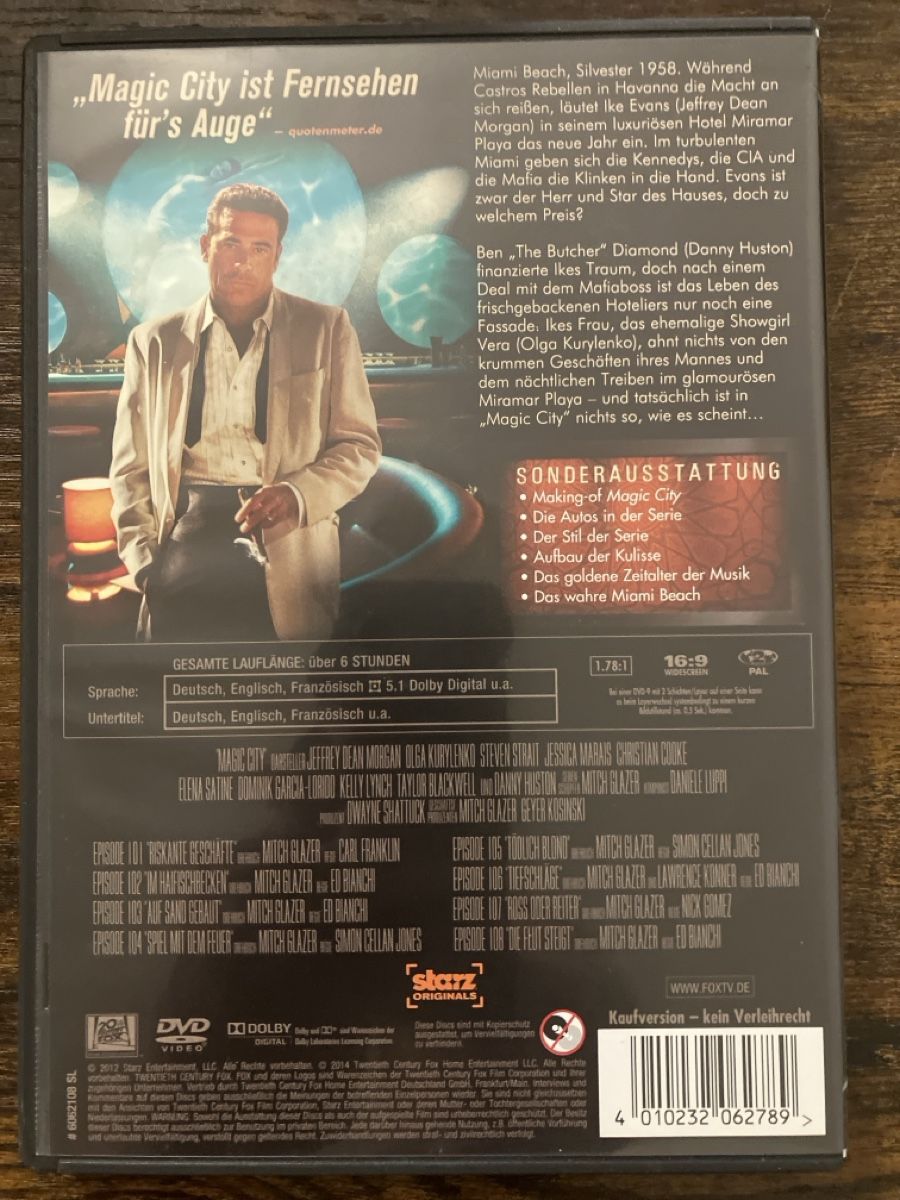 Tutti i DVDs: Magic City Staffel eins DVD – Usato da Glarus venduto da Jhuber78 1