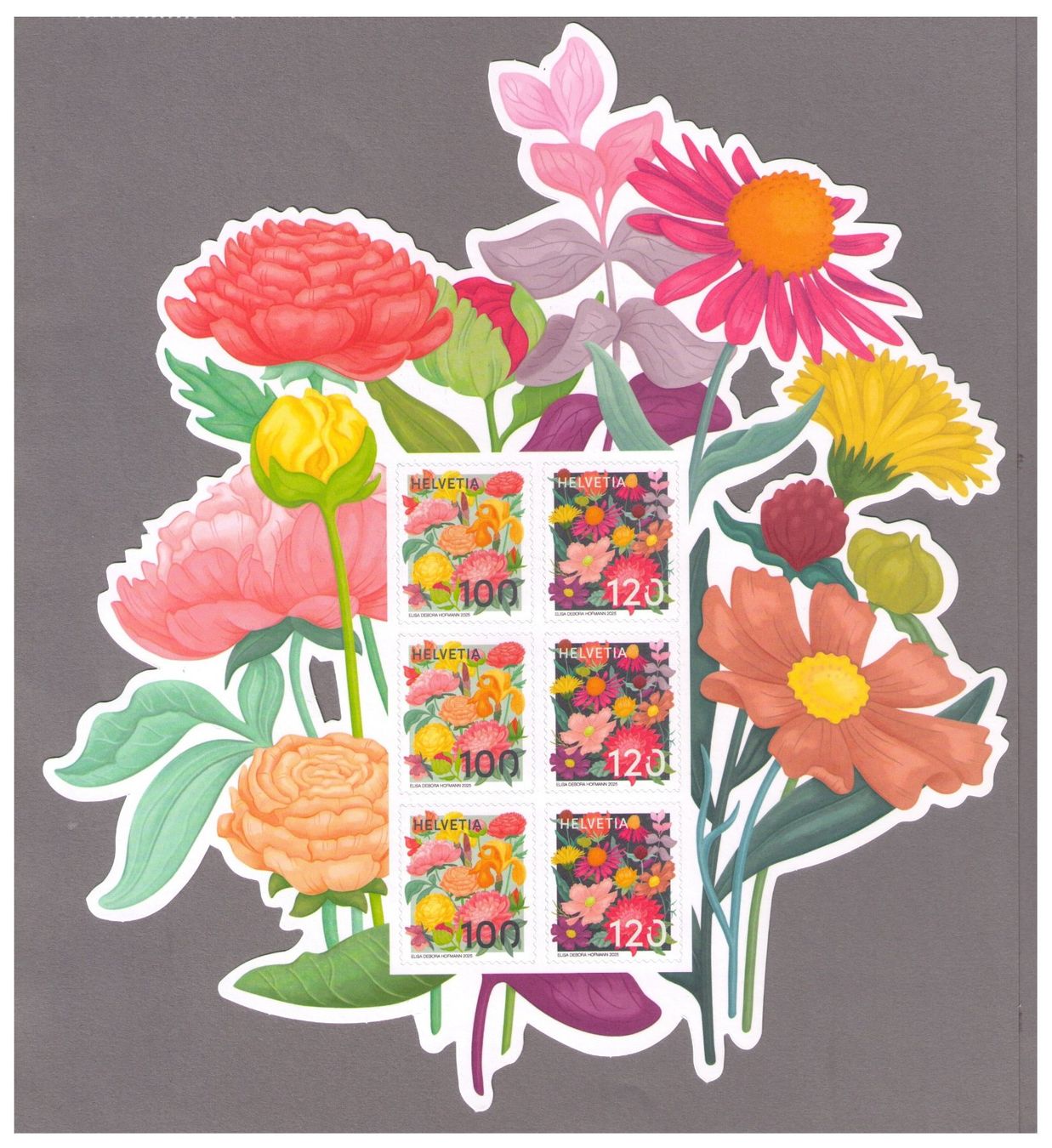 Tutti i francobolli: 2025_BLUMEN_SONDER-Bogen komplett ! ** – Nuovo (secondo la descrizione) da Marthalen venduto da Ch_quality