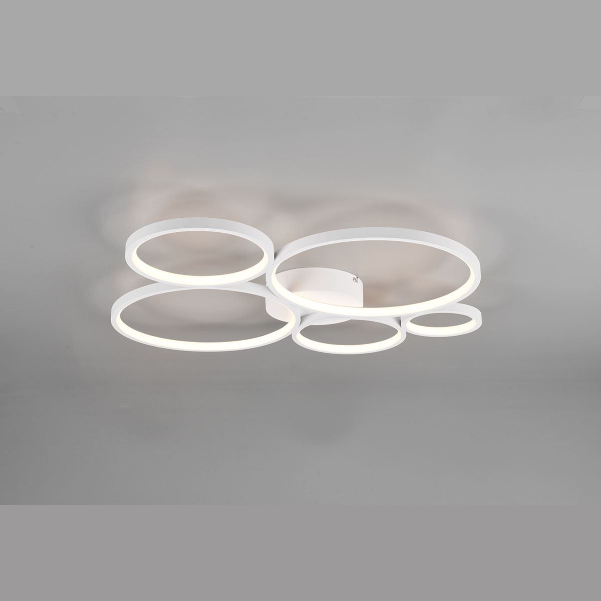 Lampadari & plafoniere: LED Deckenleuchte, 5 Ringe, Weiss – Nuovo (secondo la descrizione) da Kreuzlingen venduto da Smart-Light