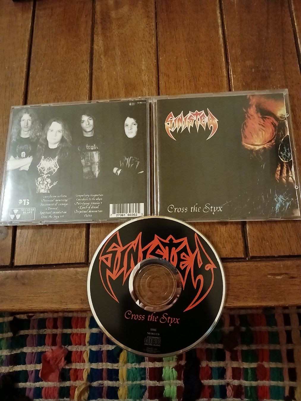 CDs: sinister- Cross the styx – D'occasion à St-Cergue par VeganWarrior