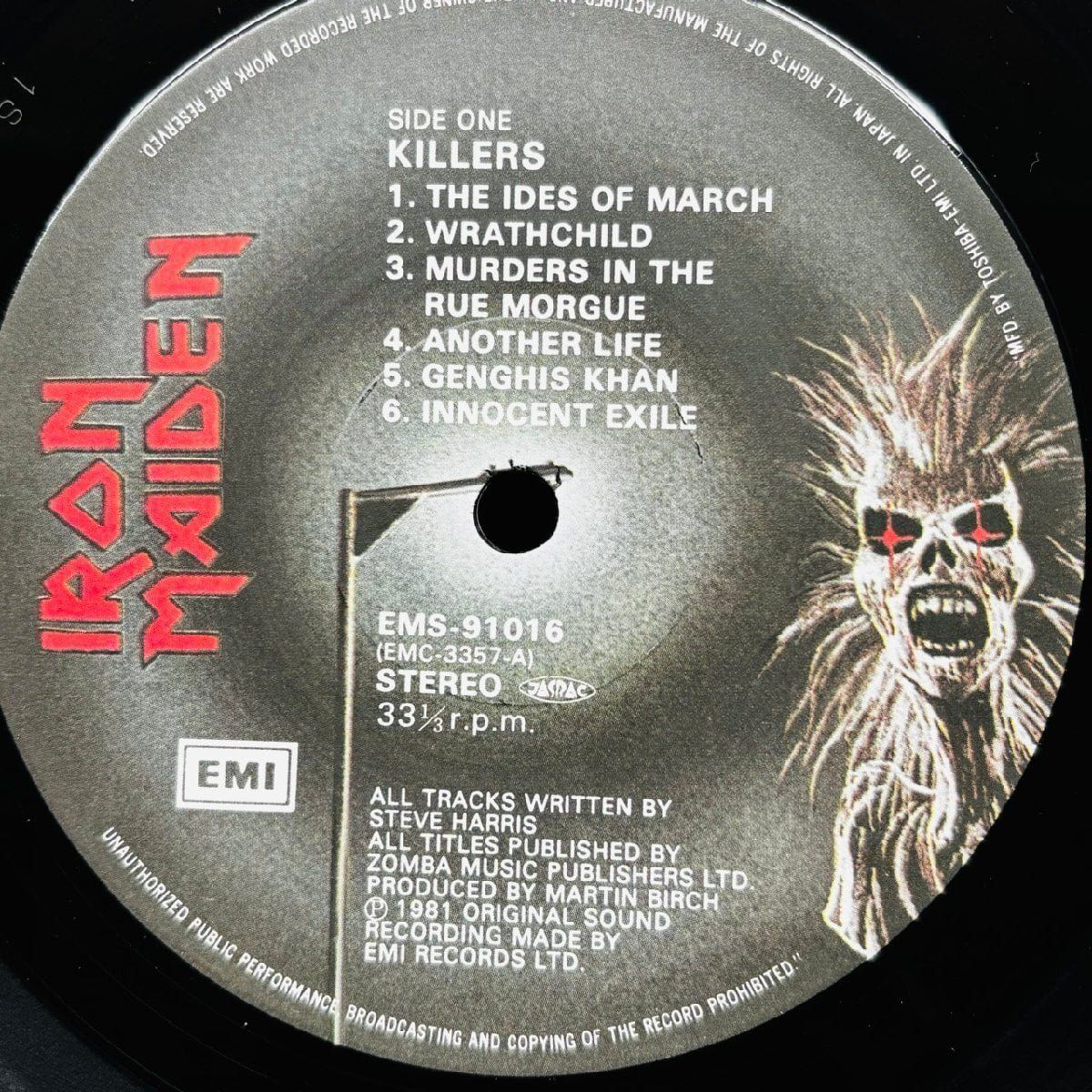 Schallplatten: Iron Maiden - Killers JAPAN 1981 – Gebraucht aus Untervaz von Pillezei 5