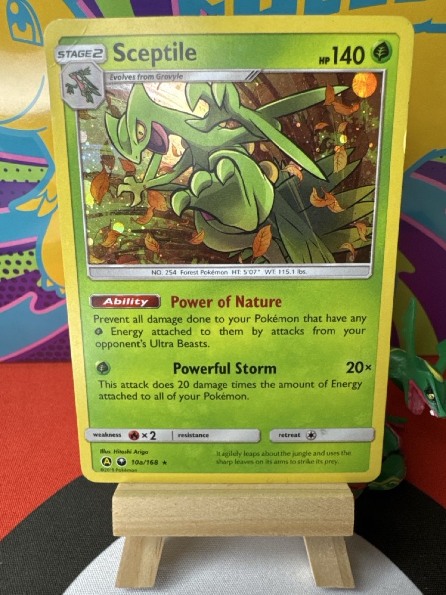 Pokémon Carte collezionabili: POKÉMON / Sceptile / Celestial Storm / Holo Bleed + Swirl – Usato da Herzogenbuchsee venduto da TCG-High-Quality