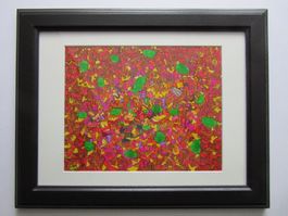 EDGAR BALTENSPERGER ORIGINAL SIGNIERT MIT RAHMEN