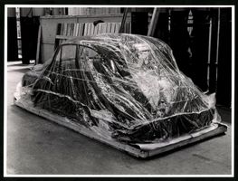 Fotografie Neuwagen Morris Minor, Versan