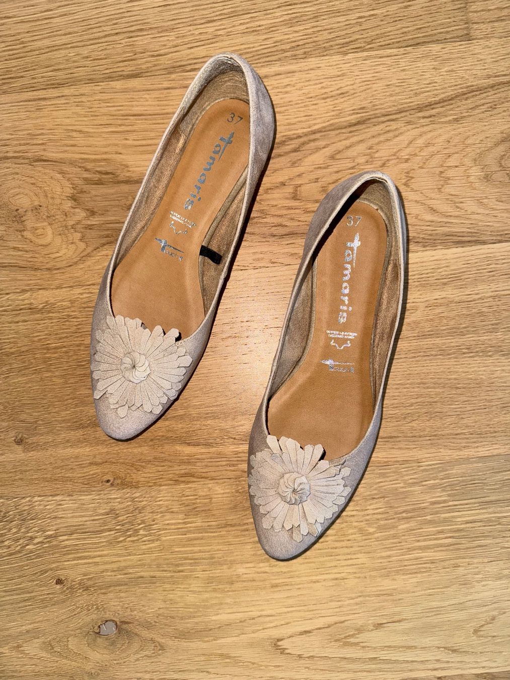 Tamaris Damenschuhe: Tamaris Ballerina beige Gr. 37 – Neu (gemäss Beschreibung) aus Zürich von sel_w5sd