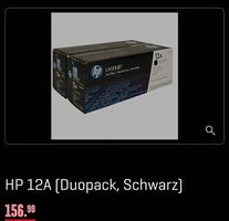 Original HP Toner 12A Q2612AD Schwarz Doppelpack - Nur 59.-