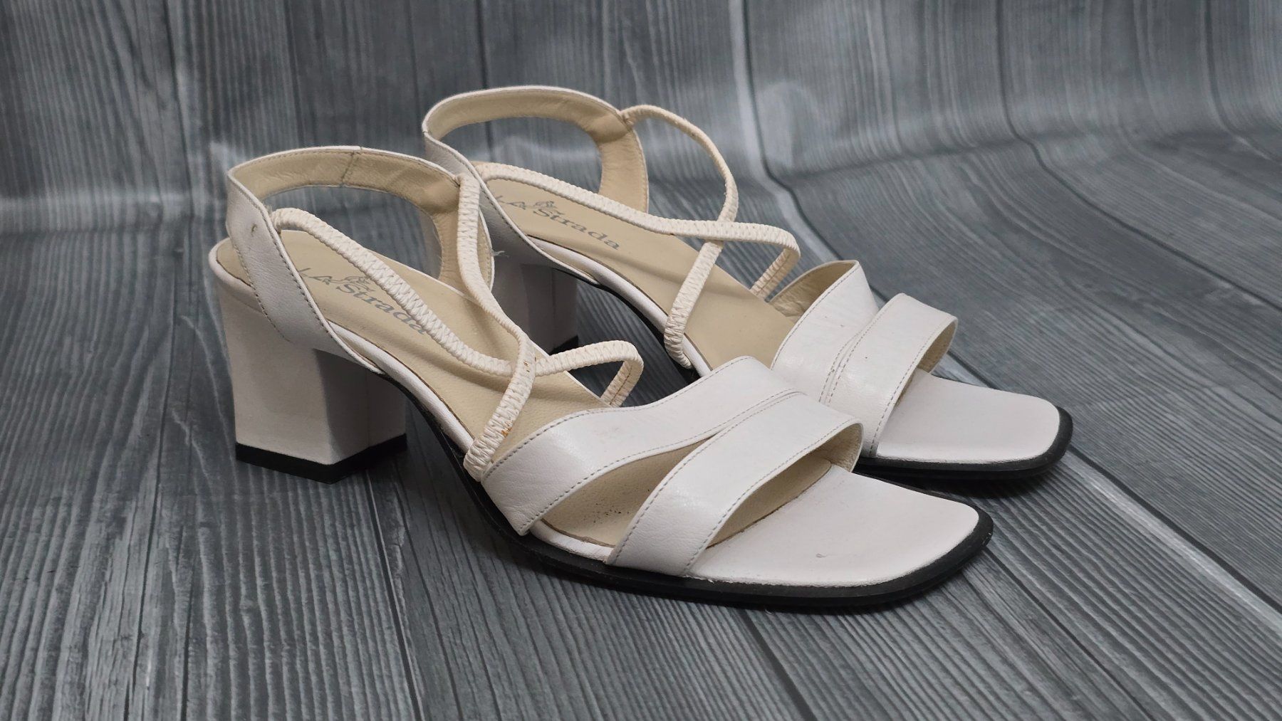 Scarpe da donna: ​💞 La Strada Square Toe Sandaletten - 37 - mit Blockabsatz – Usato da Thalwil venduto da VitaMini 2