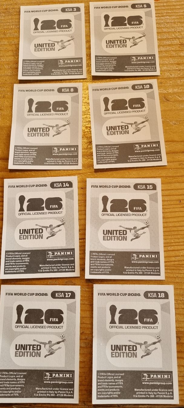 Panini Sammelbilder & Trading cards: Panini KSA – Neu (gemäss Beschreibung) aus Tenniken von Bi