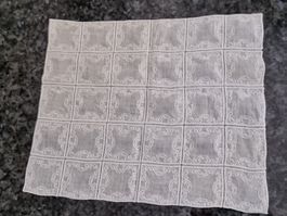 Tischdecke, Deckeli bestickt 43 x 37 cm