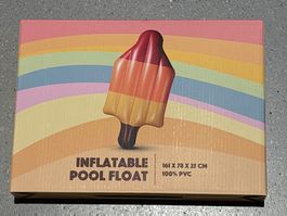 Coole Glace aufblasbare Pool Matratze neuwertig