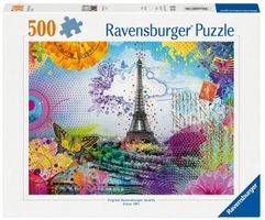 Ravensburger 500 Teile Puzzle Postkarte aus Paris