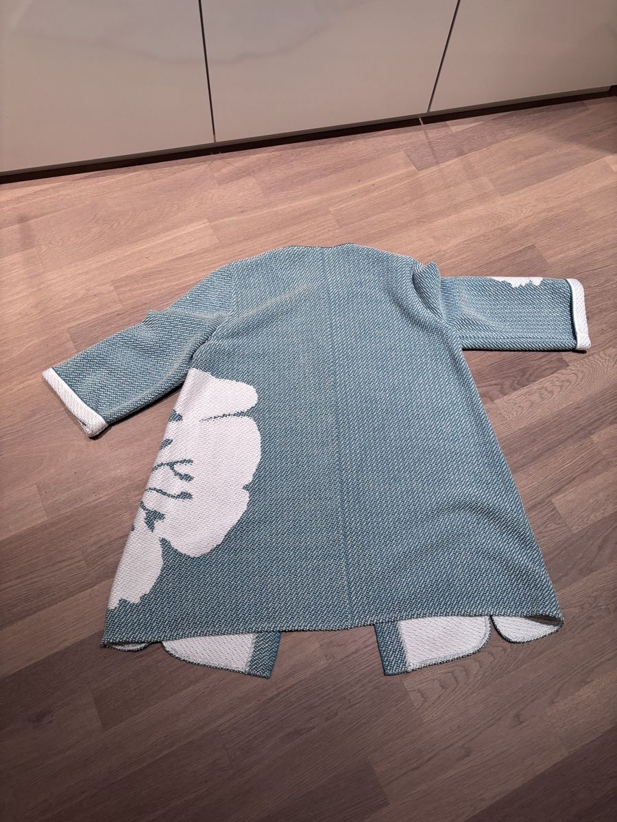 Giacche: Designer Jacke Bruno Manetti mit Blumenmuster Mint/Weiss – Usato da Zug venduto da JasBee 5