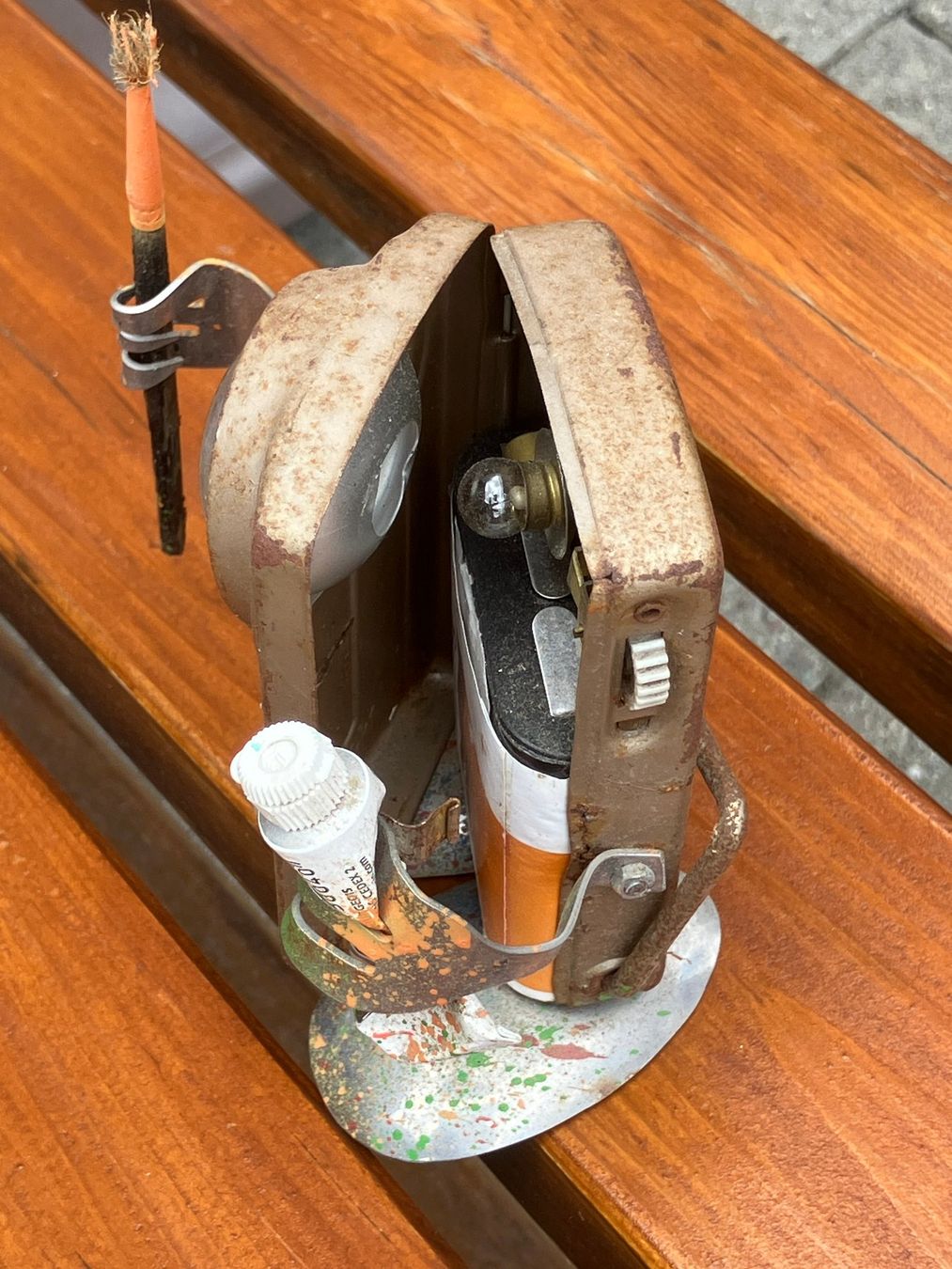 Lampen: Vieille lampe de poche customisée – Gebraucht aus Ovronnaz von LesBidochons 4