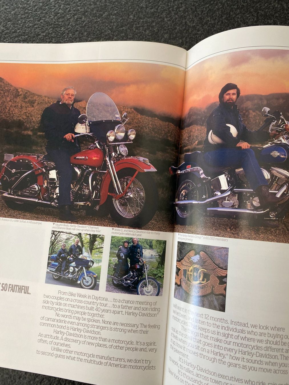 Documenti: Harley-Davidson Prospekt, Katalog, Broschüre 1987 – Usato da Niederhasli venduto da Berno 6