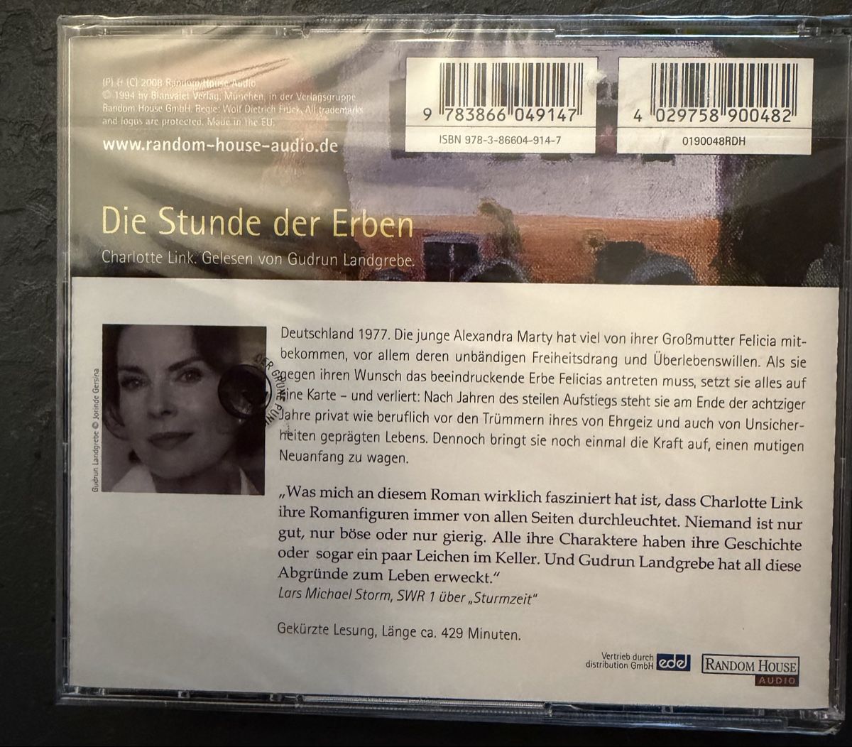 Audiolibri: Charlotte Link - neu - Die Stunde der Erben – Nuovo e nell'imballaggio originale da Kriens venduto da sole60 1