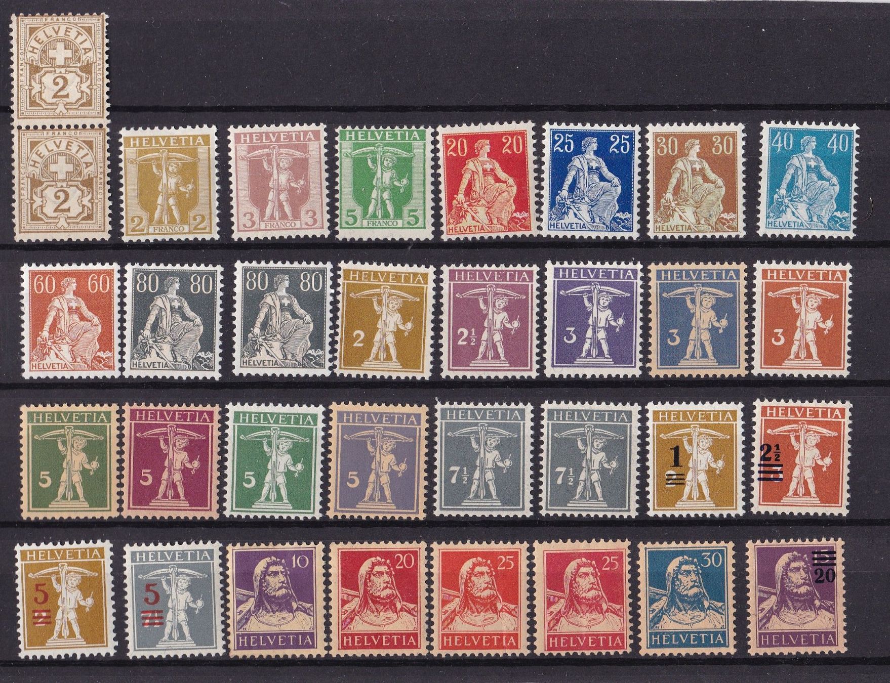 Tutti i francobolli: Briefmarken Lot "Altschweiz, ungestempelt" – Usato da Münchwilen AG venduto da Nesar