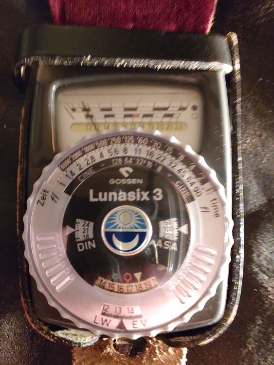 POSEMÈTRE PHOTO-ÉLECTRIQUE D'OCCASION marque Gossen (Allemande) mod. LUNASIX 3 EUR 55,00 - FR