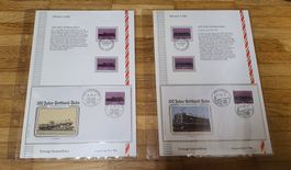 100 Jahre Gotthardbahn - 2 Ersttags-Sammelblatt