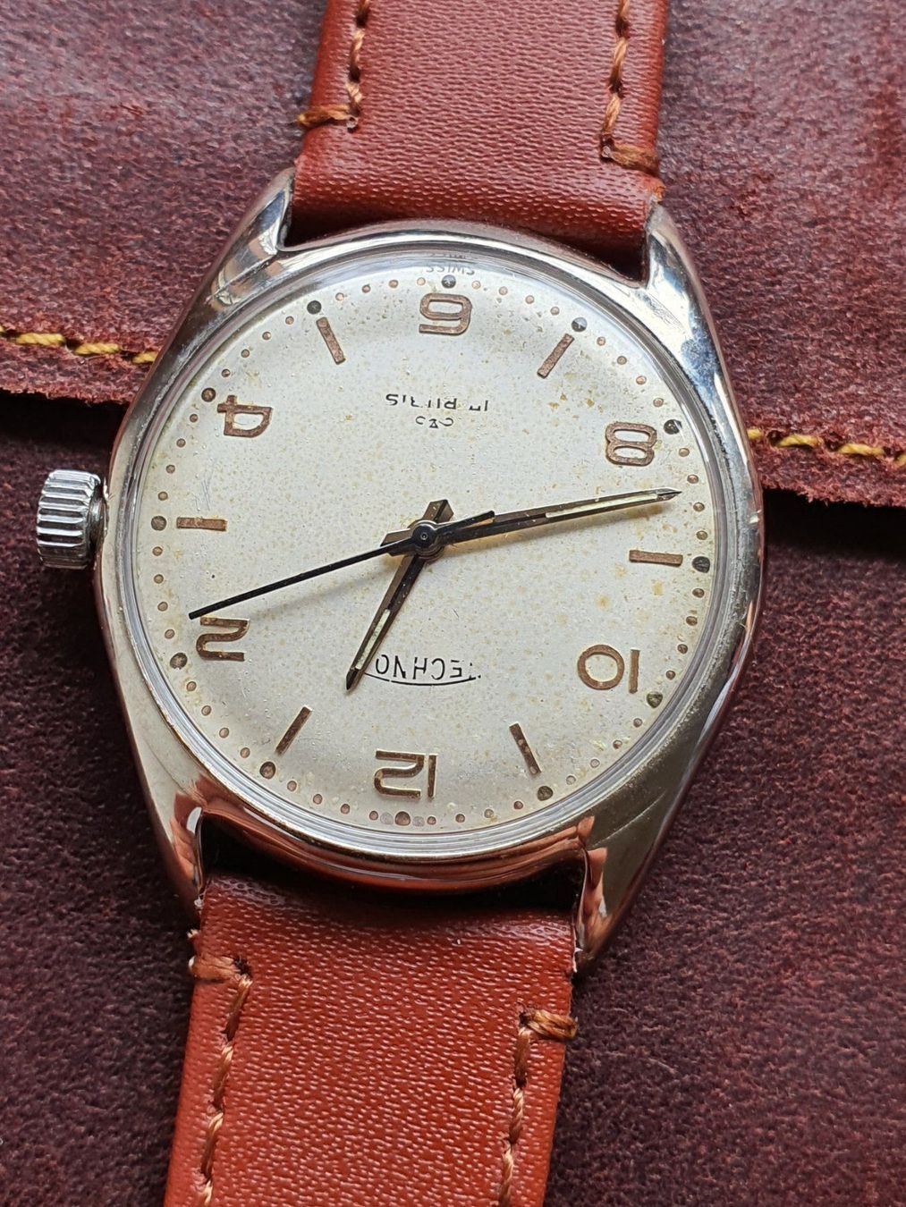 Orologi: Technos 17 Rubis Handaufzug AZ035 – Usato da Uster venduto da Allezeit 2