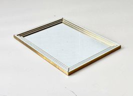 Wandspiegel im Ramen eingefasst mit facettiertem Spiegelglas