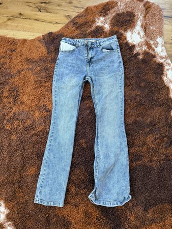  Jeans High Waist Flared Grösse 38 