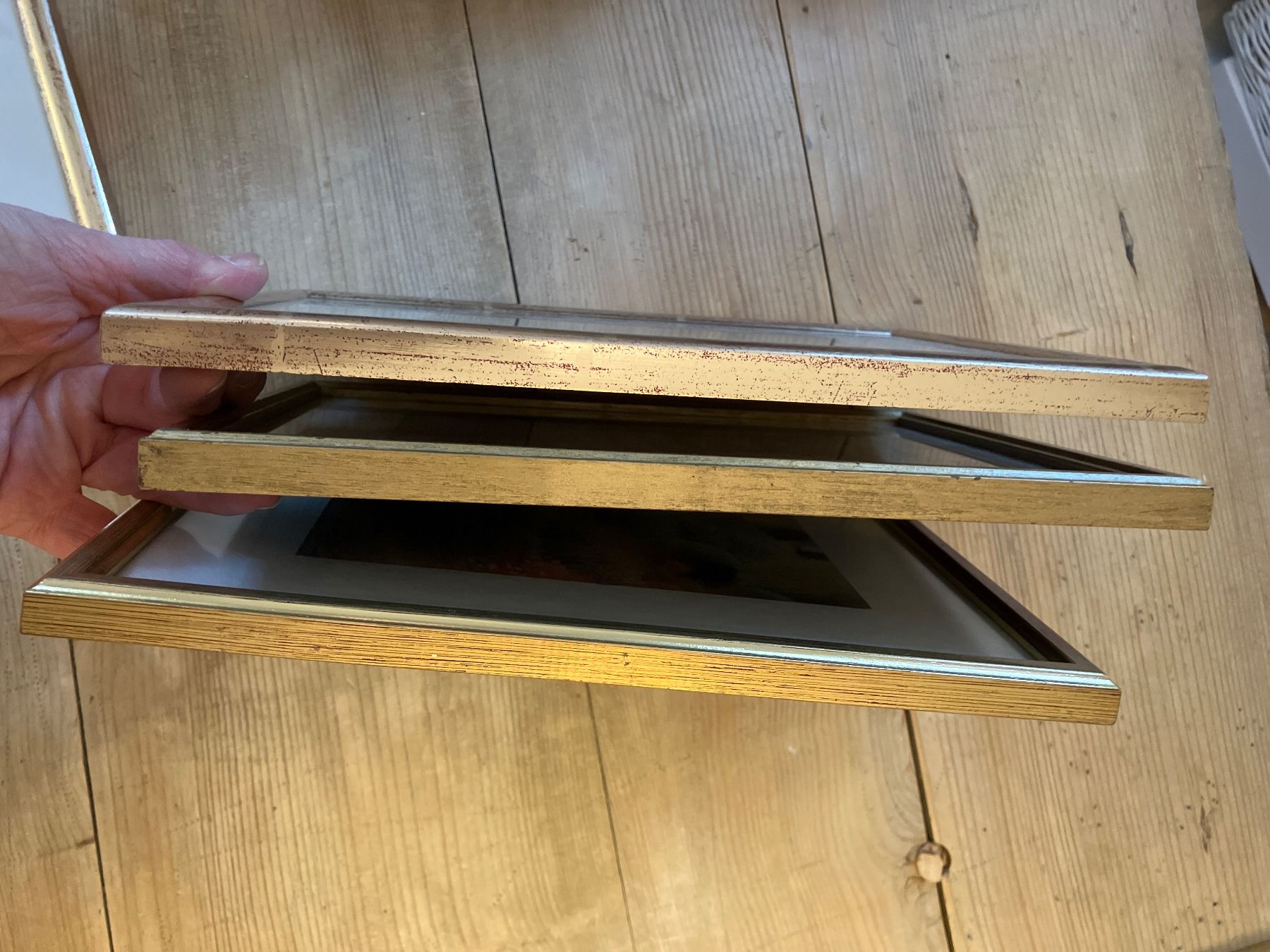 Cornici: Bildrahmen - Konvolut Bilderrahmen - Wechselrahmen - Gold – Usato da Winterthur venduto da pompea 1