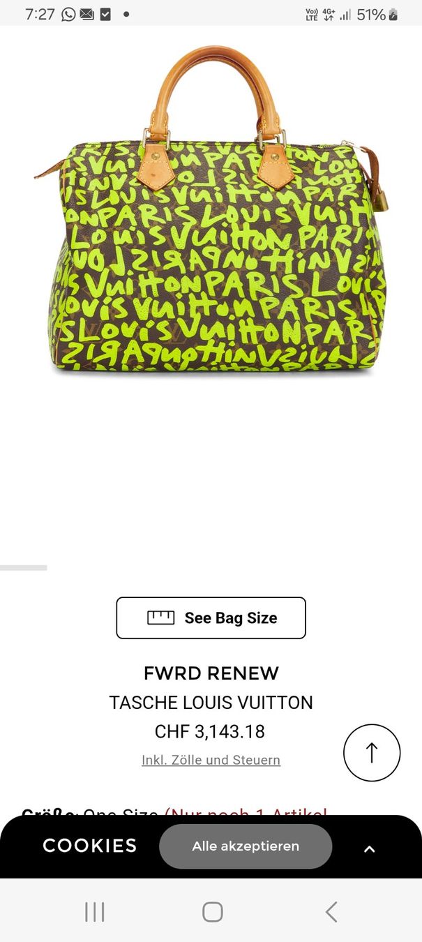 Louis Vuitton Taschen für Damen: Louis Vuitton Graffiti Stephen Sprouse Speedy 30 – Neu (gemäss Beschreibung) aus Maienfeld von Andyr44 7