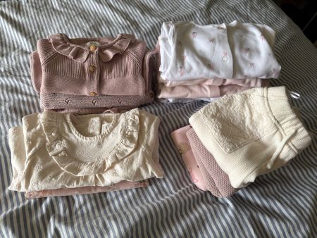 Babykleider Mädchen 15 Stück, Grösse 56-68