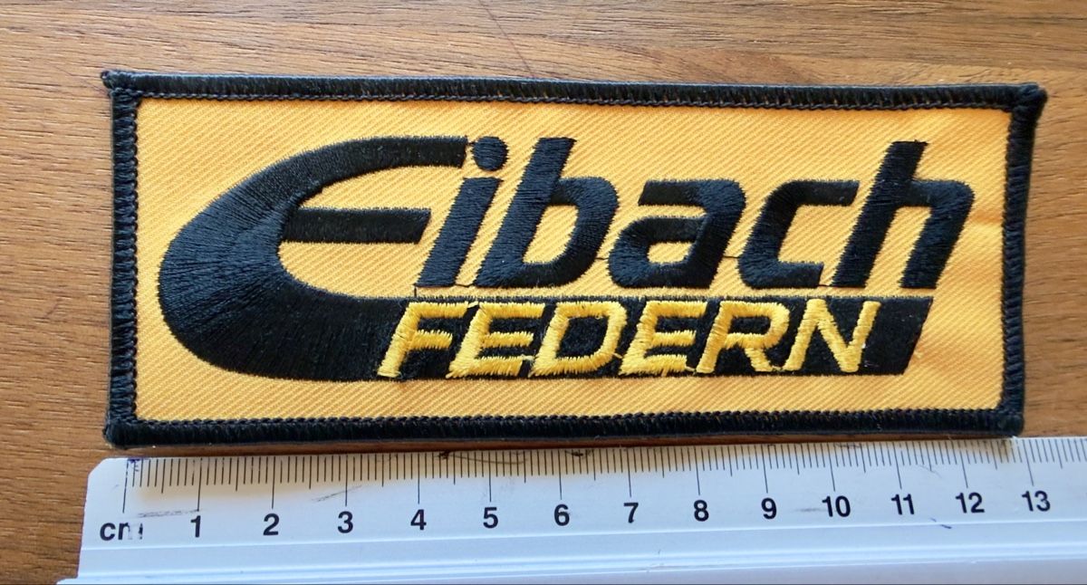 Patches: Aufnäher Stick Stoff Patch Eibach Federn – Neu (gemäss Beschreibung) aus Haegendorf von Chruege