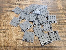 lego 44570 lot de 20 pièces Dark Bluish Gray Hinge Plate