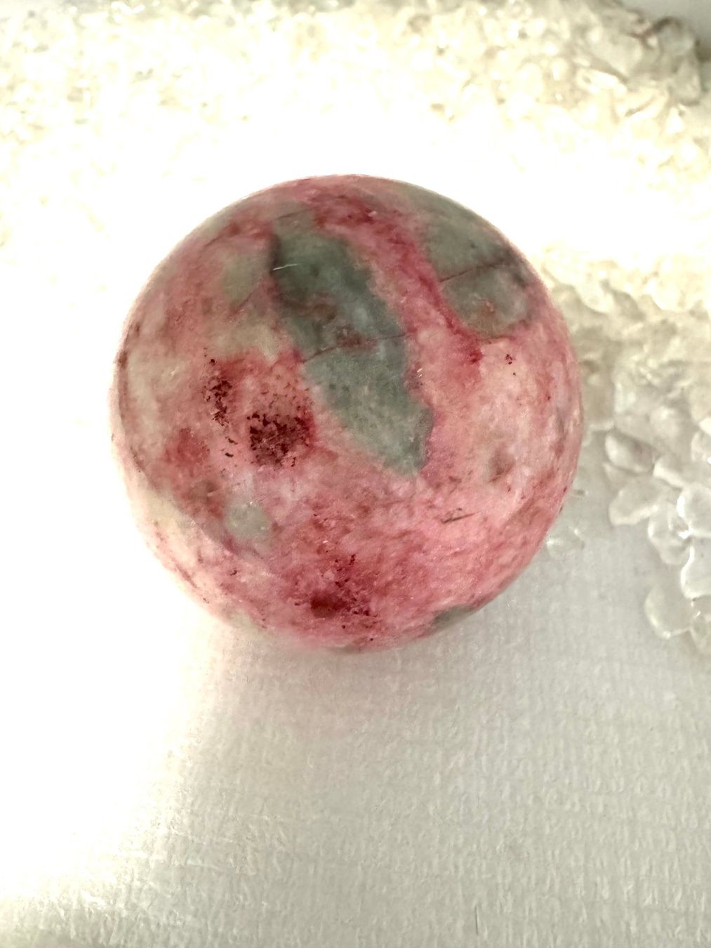 Edelsteine: Kugel Zoisit-rosa – Neu (gemäss Beschreibung) aus Biberist von Steine 3