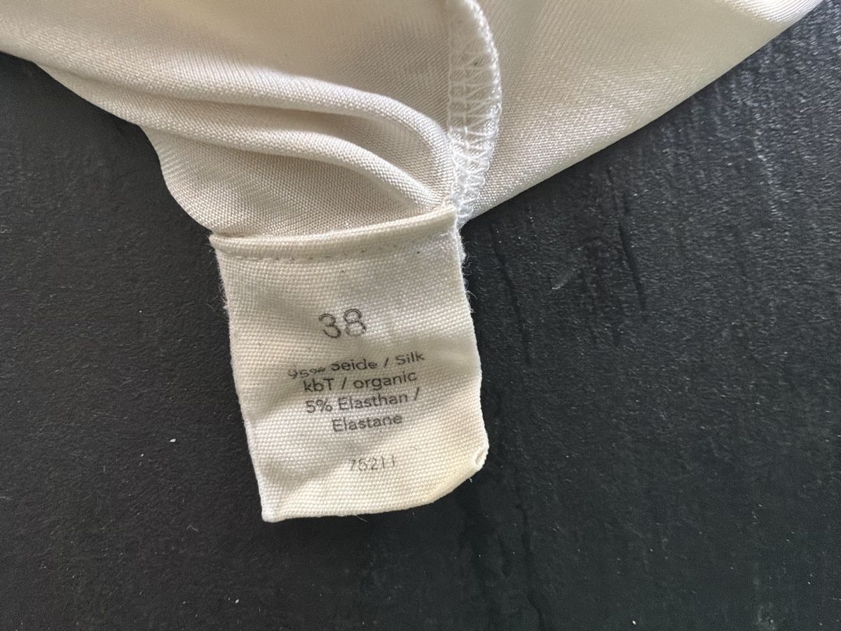 Top: Seidentop écru - offwhite, Gr. 38 – Usato da Bremgarten AG venduto da Belana0 2